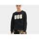 Ugg 1123718 Madeline Fuzzy Logo Crewneck